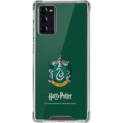 Wizarding World Harry Potter Slytherin House Crest Galaxy Note20 5G Clear Case