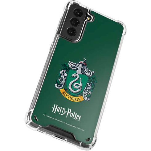 Wizarding World Harry Potter Slytherin House Crest Galaxy S21 5G Clear Case