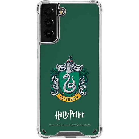 Wizarding World Harry Potter Slytherin House Crest Galaxy S21 Plus 5G Clear Case