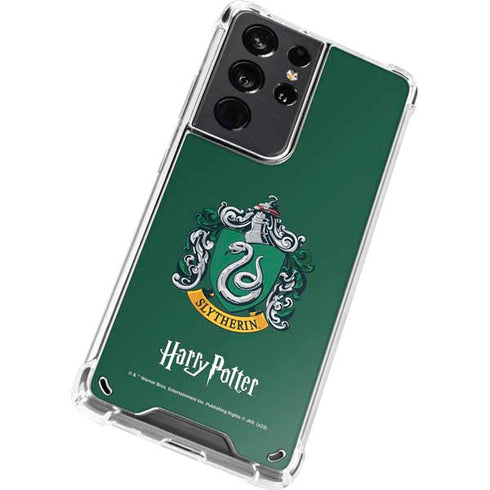 Wizarding World Harry Potter Slytherin House Crest Galaxy S21 Ultra 5G Clear Case