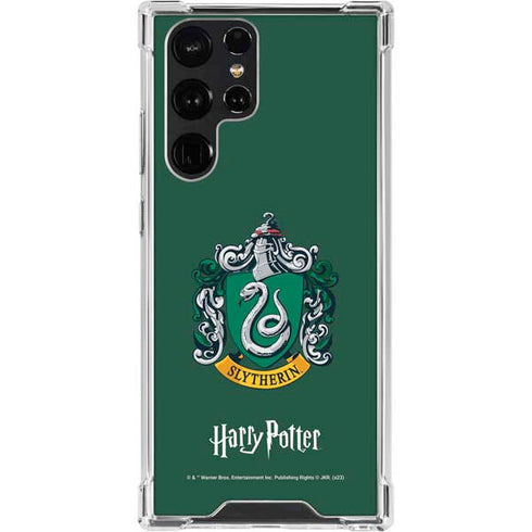 Wizarding World Harry Potter Slytherin House Crest Galaxy S22 Ultra Clear Case