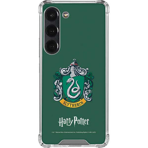 Wizarding World Harry Potter Slytherin House Crest Galaxy S23 Clear Case