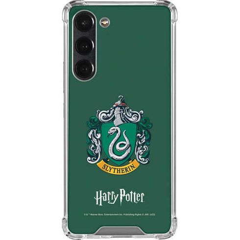 Wizarding World Harry Potter Slytherin House Crest Galaxy S23 Plus Clear Case