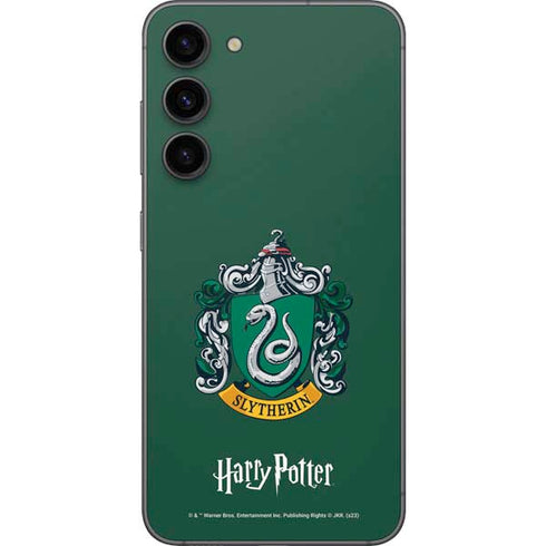 Wizarding World Harry Potter Slytherin House Crest Galaxy S23 Plus Skin