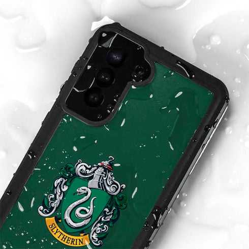 Wizarding World Harry Potter Slytherin House Crest Galaxy S23 Plus Waterproof Case