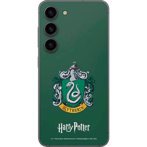 Wizarding World Harry Potter Slytherin House Crest Galaxy S23 Skin
