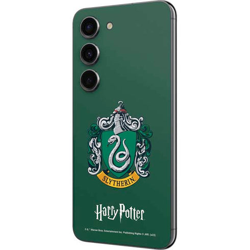 Wizarding World Harry Potter Slytherin House Crest Galaxy S23 Skin
