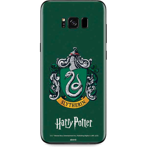 Wizarding World Harry Potter Slytherin House Crest Galaxy S8 Skin