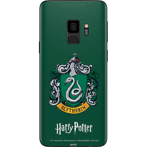 Wizarding World Harry Potter Slytherin House Crest Galaxy S9 Skin