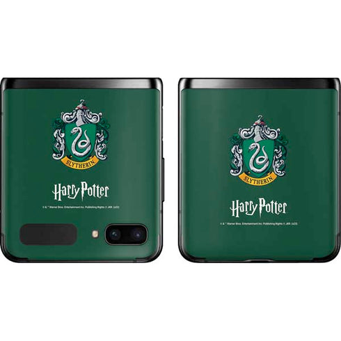 Wizarding World Harry Potter Slytherin House Crest Galaxy Z Flip Skin