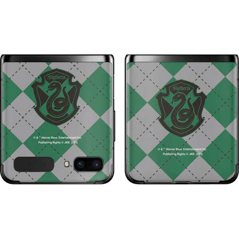 Wizarding World Harry Potter Slytherin Crest Galaxy Z Flip Skin