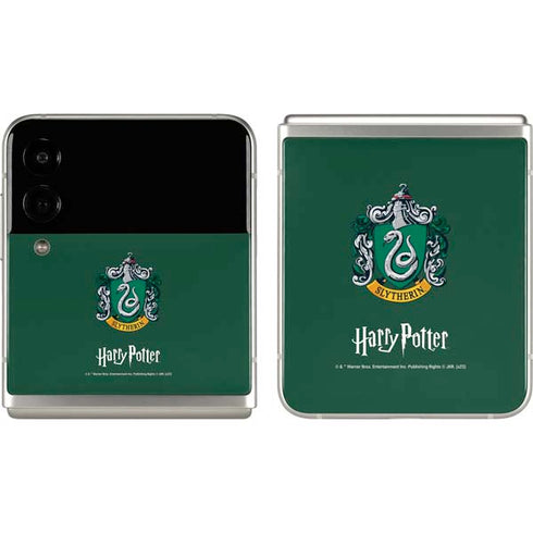 Wizarding World Harry Potter Slytherin House Crest Galaxy Z Flip3 5G Skin