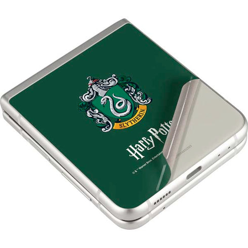 Wizarding World Harry Potter Slytherin House Crest Galaxy Z Flip4 5G Skin