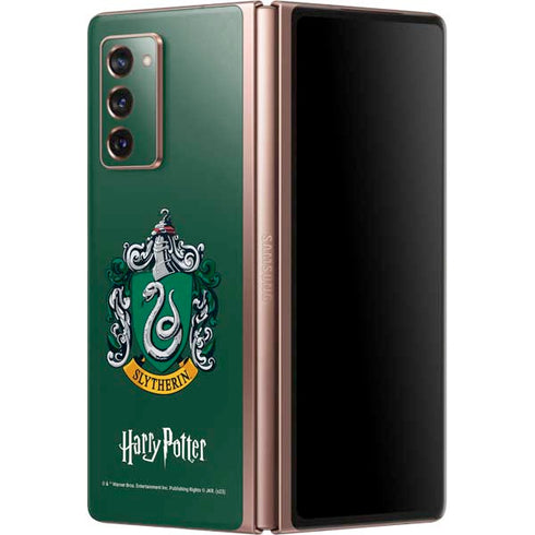 Wizarding World Harry Potter Slytherin House Crest Galaxy Z Fold2 5G Skin