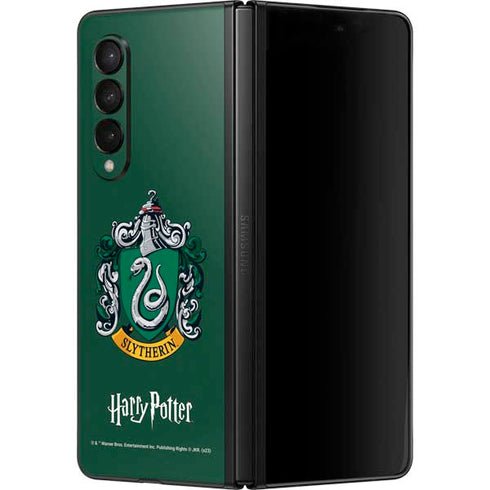 Wizarding World Harry Potter Slytherin House Crest Galaxy Z Fold3 5G Skin