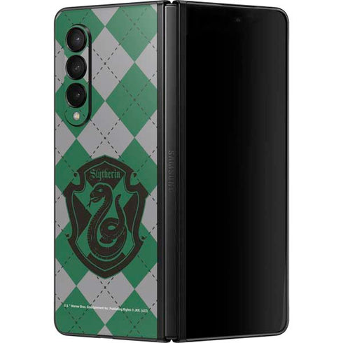 Wizarding World Harry Potter Slytherin Crest Galaxy Z Fold3 5G Skin