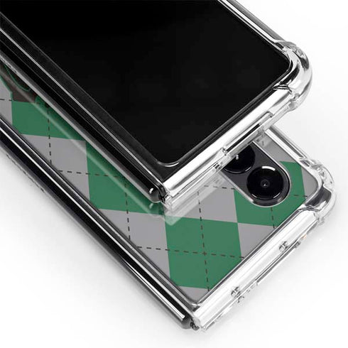 Wizarding World Harry Potter Slytherin Crest Galaxy Z Fold4 5G Clear Case