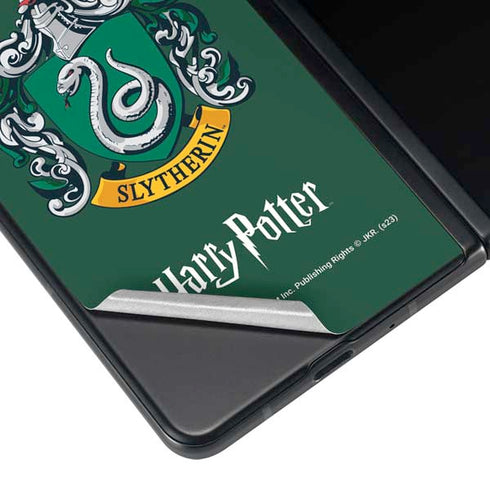 Wizarding World Harry Potter Slytherin House Crest Galaxy Z Fold4 5G Skin