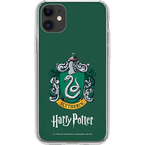 Wizarding World Harry Potter Slytherin House Crest iPhone 11 Clear Case