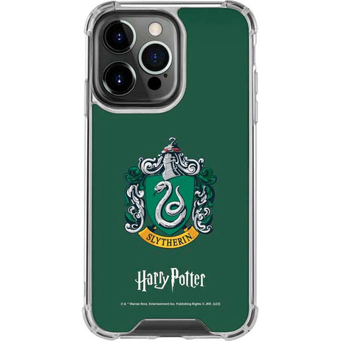 Wizarding World Harry Potter Slytherin House Crest iPhone 13 Pro Clear Case