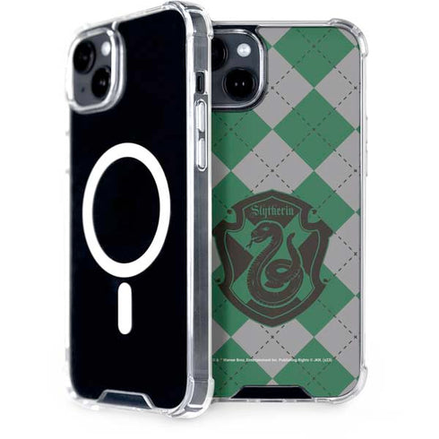 Wizarding World Harry Potter Slytherin Crest iPhone 15 MagSafe Case