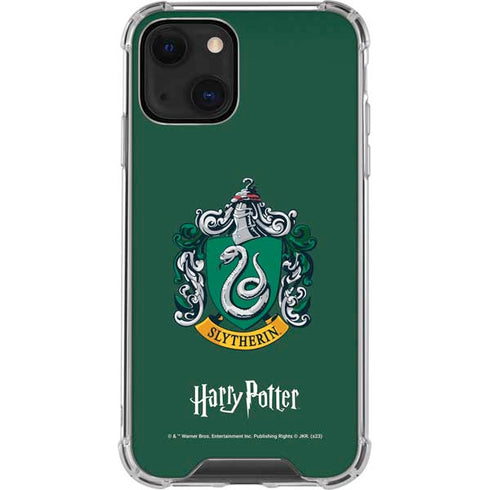 Wizarding World Harry Potter Slytherin House Crest iPhone 15 Plus Clear Case