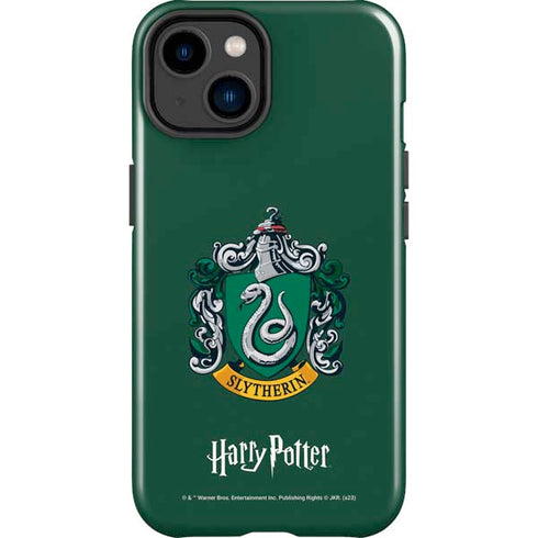 Wizarding World Harry Potter Slytherin House Crest iPhone 15 Plus Impact Case