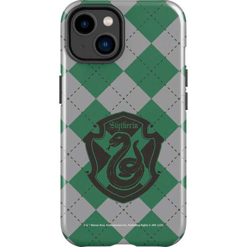 Wizarding World Harry Potter Slytherin Crest iPhone 15 Plus Impact Case