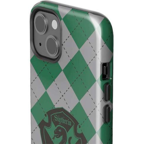 Wizarding World Harry Potter Slytherin Crest iPhone 15 Plus Impact Case