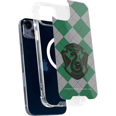 Wizarding World Harry Potter Slytherin Crest iPhone 15 Plus MagSafe Case