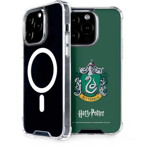 Wizarding World Harry Potter Slytherin House Crest iPhone 15 Pro MagSafe Case