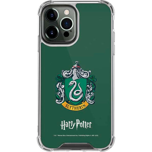 Wizarding World Harry Potter Slytherin House Crest iPhone 14 Pro Max Clear Case