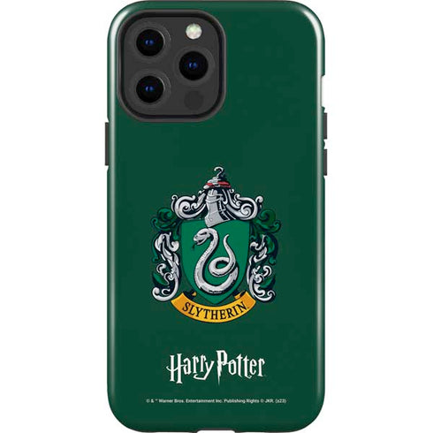 Wizarding World Harry Potter Slytherin House Crest iPhone 15 Pro Max Impact Case