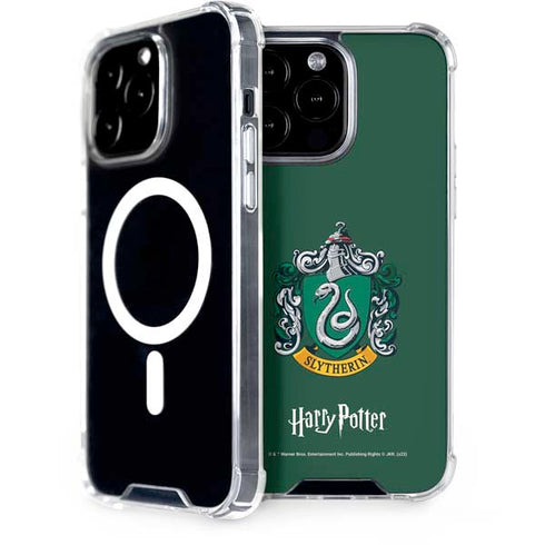 Wizarding World Harry Potter Slytherin House Crest iPhone 15 Pro Max MagSafe Case