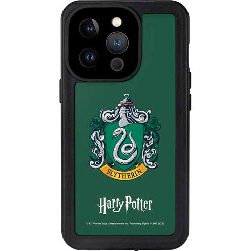Wizarding World Harry Potter Slytherin House Crest iPhone 14 Pro Waterproof Case