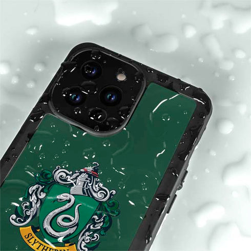 Wizarding World Harry Potter Slytherin House Crest iPhone 14 Pro Waterproof Case