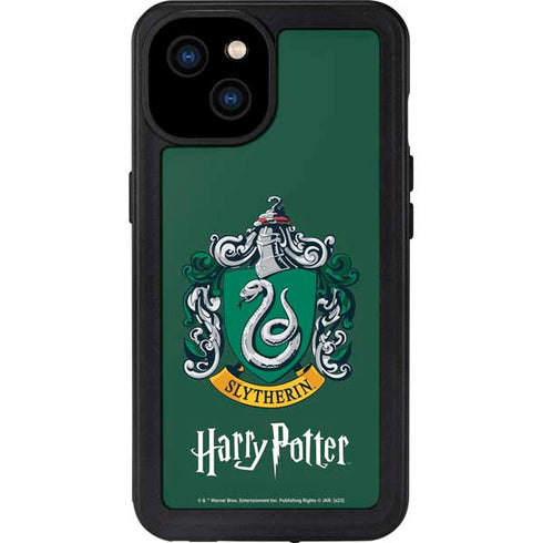 Wizarding World Harry Potter Slytherin House Crest iPhone 15 Plus Waterproof Case