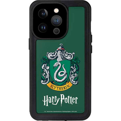 Wizarding World Harry Potter Slytherin House Crest iPhone 15 Pro Waterproof Case