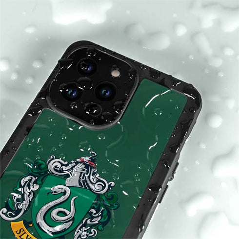 Wizarding World Harry Potter Slytherin House Crest iPhone 15 Pro Waterproof Case