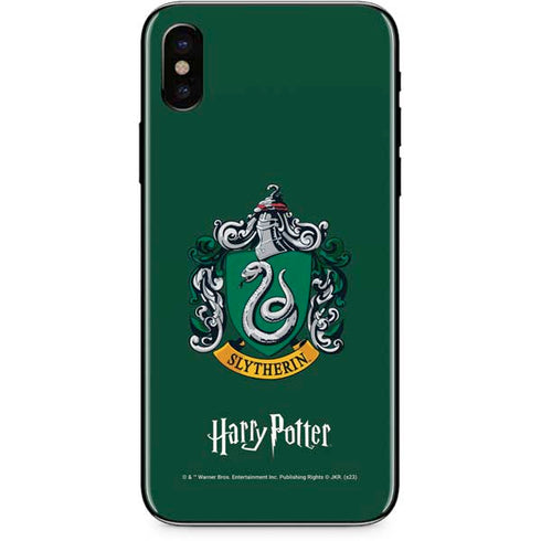Wizarding World Harry Potter Slytherin House Crest iPhone XS Skin