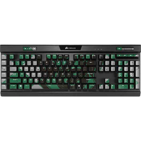 Wizarding World Harry Potter Slytherin Crest K95 RGB PLATINUM Mechanical Gaming Keyboard Skin