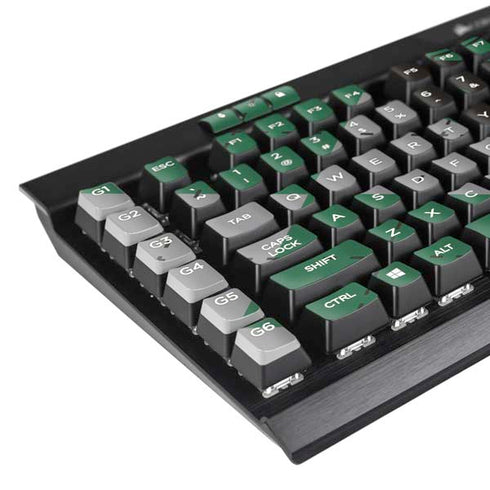 Wizarding World Harry Potter Slytherin Crest K95 RGB PLATINUM Mechanical Gaming Keyboard Skin