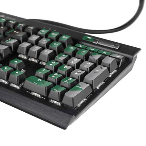Wizarding World Harry Potter Slytherin Crest K95 RGB PLATINUM Mechanical Gaming Keyboard Skin