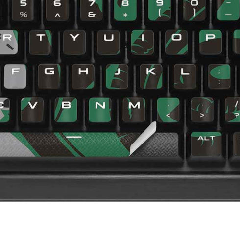 Wizarding World Harry Potter Slytherin Crest K95 RGB PLATINUM Mechanical Gaming Keyboard Skin