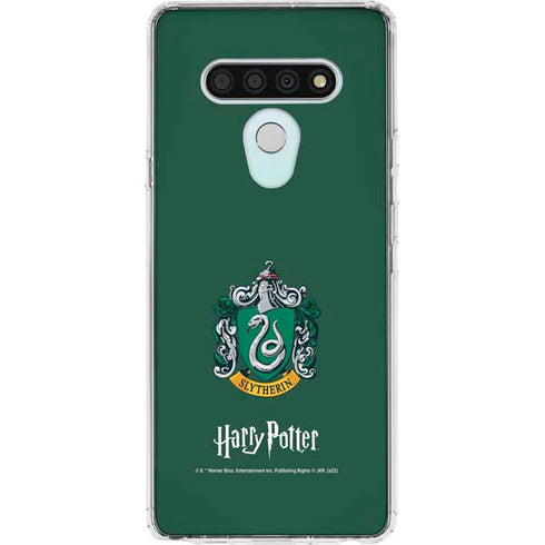 Wizarding World Harry Potter Slytherin House Crest LG Stylo 6 Clear Case