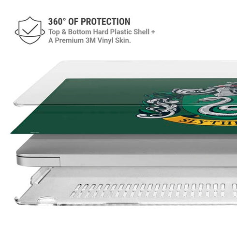 Wizarding World Harry Potter Slytherin House Crest MacBook Air 15in (2023-2025) Case plus Skin