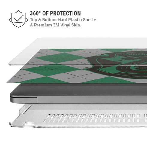 Wizarding World Harry Potter Slytherin Crest MacBook Pro 16in (2021-25) Case plus Skin