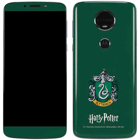 Wizarding World Harry Potter Slytherin House Crest Moto E5 Plus Skin