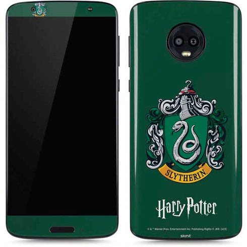 Wizarding World Harry Potter Slytherin House Crest Moto G6 Skin