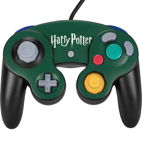 Wizarding World Harry Potter Slytherin House Crest Nintendo GameCube Controller Skin